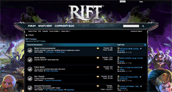 Desktop Screenshot of forums.riftgame.com